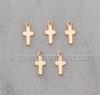 7mm Tiny Skinny Cross Pendant