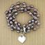 5 Strand Freshwater Pearl Stretch Bracelet