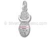 Flat Cubic Zirconia Sandal