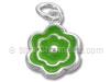 Sterling Silver Enamel Flower