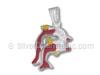 Dolphins Enamel Charm