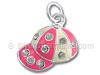 Enamel and Stone Hat Charm