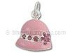 Enamel and Stone Lady's Hat Charm