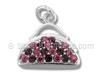 Pink and Purple Cubic Zirconia Purse