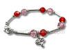 7" Valentine Bracelet with Swarovski Crystal