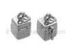 Silver Plain Cube Prayer Box