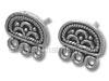 Silver 3 Strands Post Earring Finding