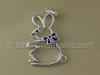 Cut out Enamel Bunny Charm