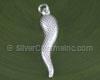 Checkered Italian Horn Charm