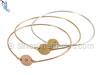 Round Disc Bangle