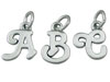 Initial Letter and Number Charms