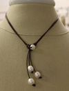 Pearl Leather Jewelry