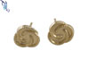Gold Filled Swirl Shape Earrings