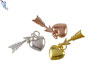Heart with CZ Arrow Charm