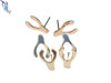 Wishbone Stud Earrings