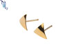 Geometric Triangle Stud Earrings