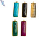 Large Gemstone Bar Pendant