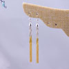 Two Tone Tassel Earrings