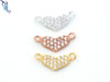 Pave CZ Heart Connector