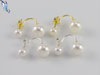 Pearl Wire Stud Earrings