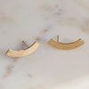 Curved Bar Post Earrings