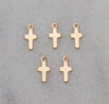 7mm Tiny Skinny Cross Pendant