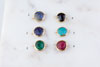 Round Gemstone Link Connector