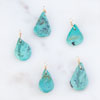 Turquoise Bead Teardrop Pendant