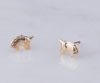 Teeny Tiny Unicorn Head Stud Earrings