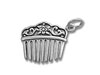Sterling Silver Victorian Style Comb Charm
