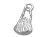 Sterling Silver Vintage Style Purse Charm