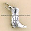 Sterling Silver Cowboy Boot Charm