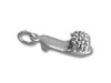 Sterling Silver Kitten Heel Slipper Charm