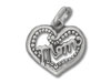 Mom in a Heart Charm