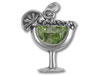 Margarita Glass and Stone Charm