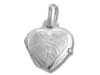 Small Silver Heart Locket with Designs