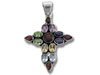 Multi Color Cross Pendant
