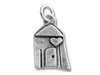 Silver House with Heart Charm