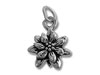 Sterling Silver Christmas Flower Charm