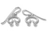 Silver 2 Dangle Chandelier Earring