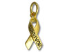 "Survivor" Gold Vermeil Awareness Ribbon