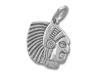Flat Indian Chief Head Charm