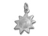 Sterling Silver Shiny Sun Charm
