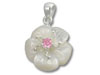 Pink CZ Flower Pendant