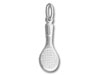 Silver Tennis Raquet Charm