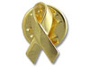Gold Plated Ribbon Pin