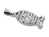 Silver Jesus Fish Pendant