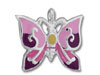 Pink Enamel Butterfly Charm