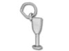 Sterling Silver Wine Glass Charm