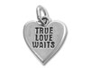 True Love Waits Heart Charm